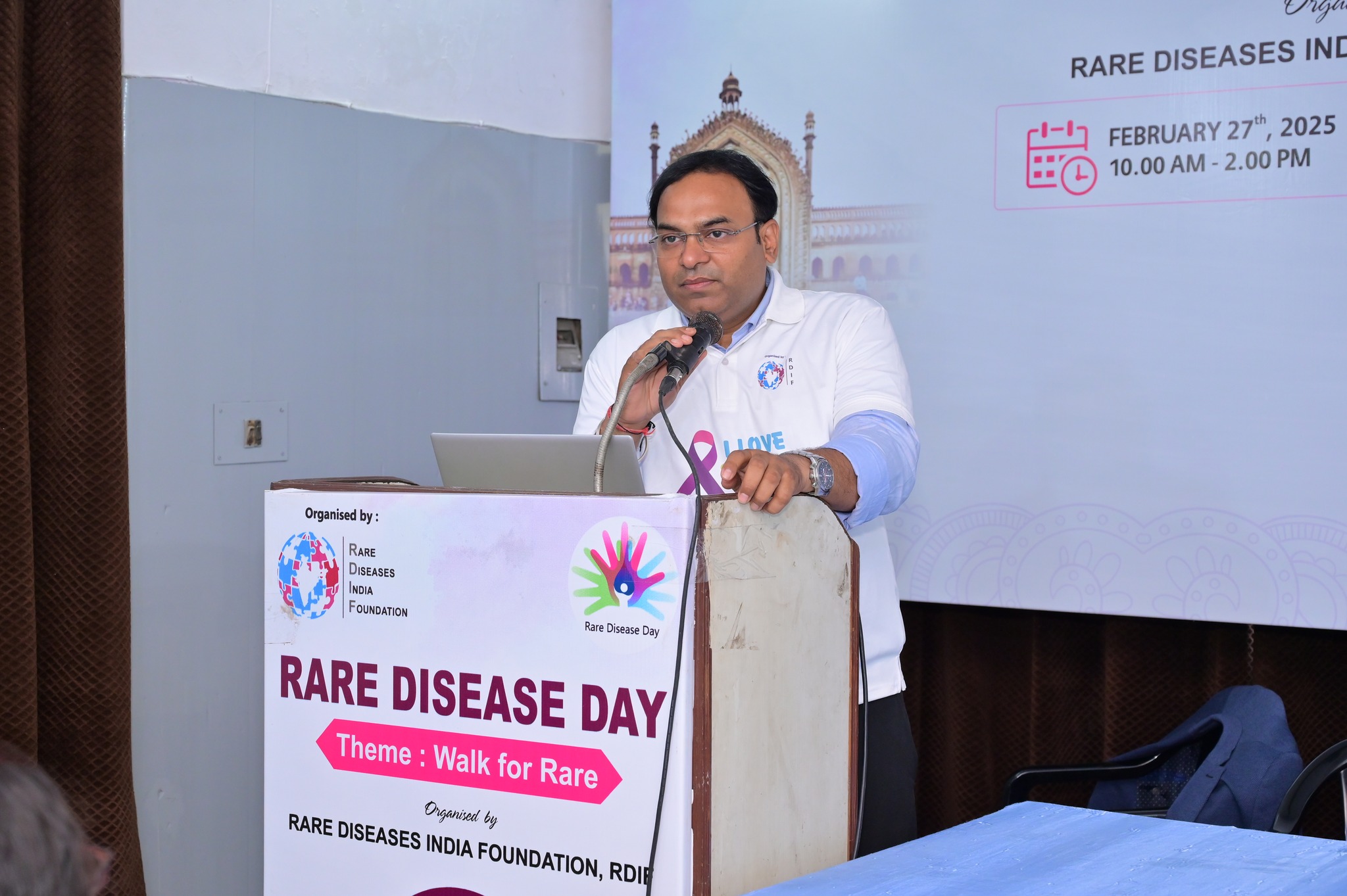 Attendees listening intently during a session at the Lucknow conference.